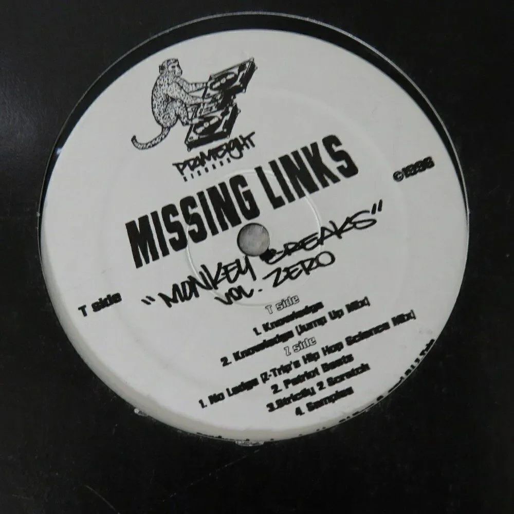Missing Links Monkey Breaks Vol Zero Promo Record Album Vinyl LP